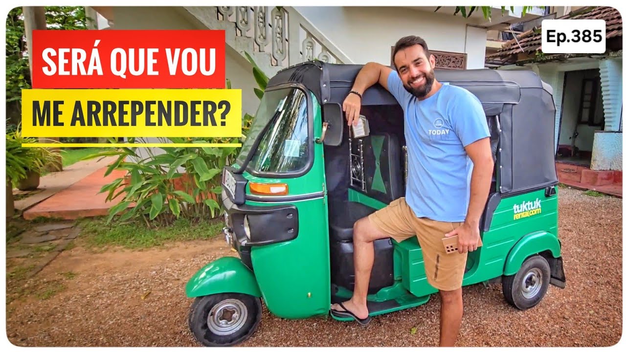 NOVO DESAFIO, VAMOS VIAJAR DE TUK TUK!