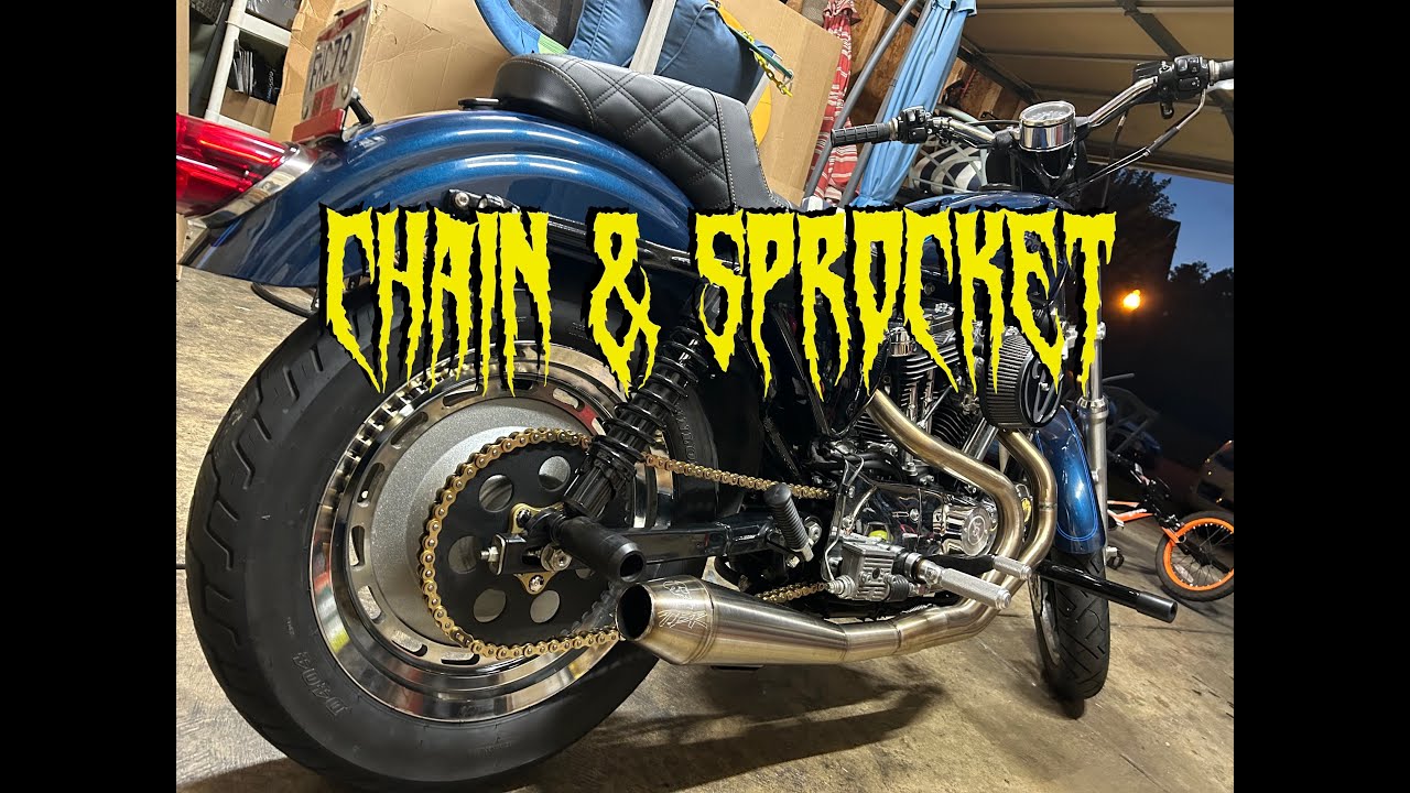Harley Sportster Tcbros Chain Conversion  (update #3)