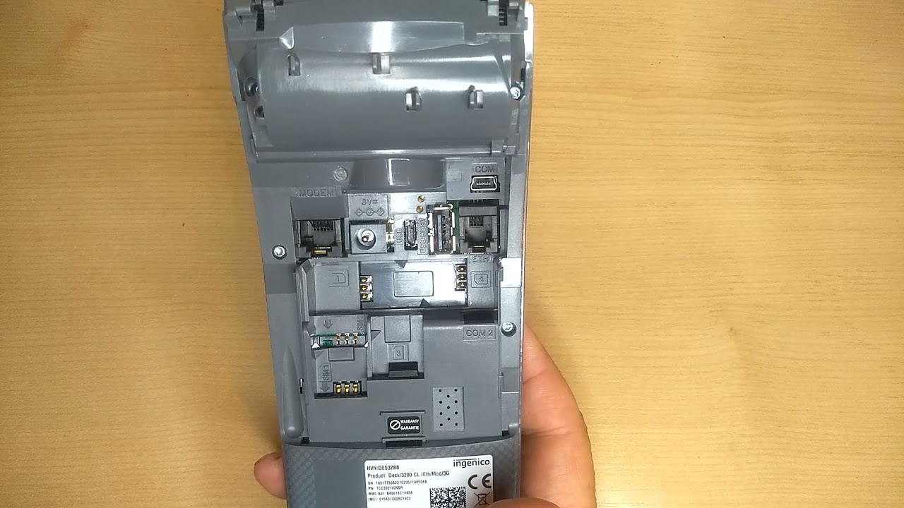 Обзор, подключение POS-терминала Ingenico Desk 3200