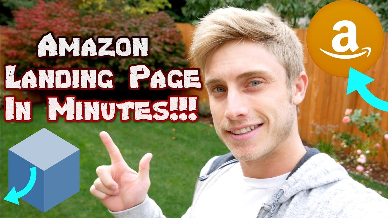 Make A Landing Page IN MINUTES For FBA Products | Landing Cube Tutorial
