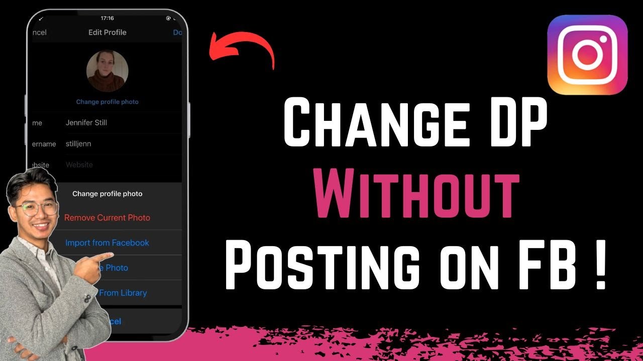 How to Change DP In Instagram Without Changing in Facebook