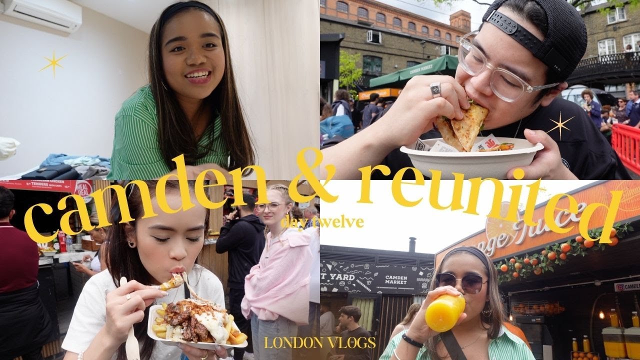 CAMDEN MARKET FOOD HUNT & NANA REUNITED WITH OTHMAN!!!!