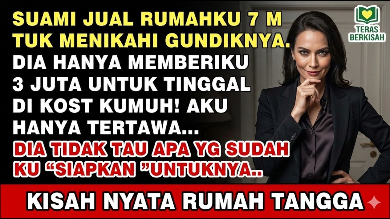 Suami Jual Rumahku 7M Demi Nikah Lagi, Usir Aku! Balas Dendam Kejam Menanti