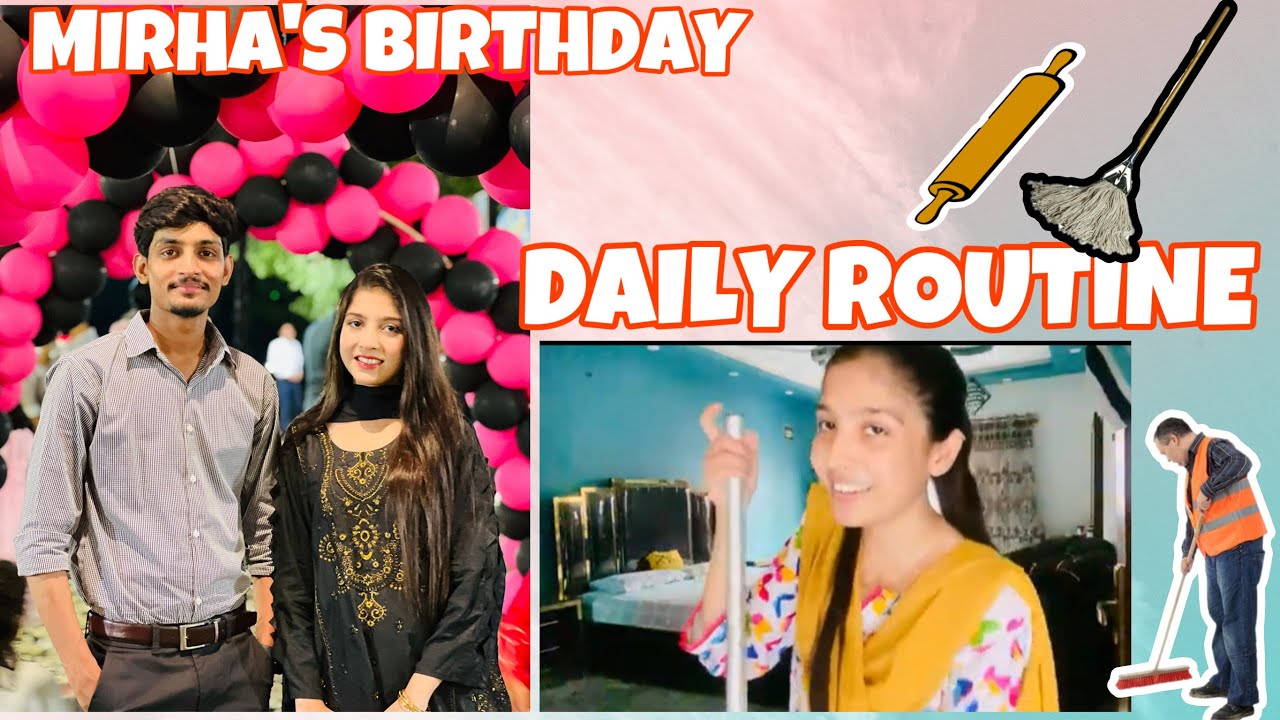 DAILY ROUTINE 🤭| MIRHA’S BIRTHDAY PARTY 🥳💜