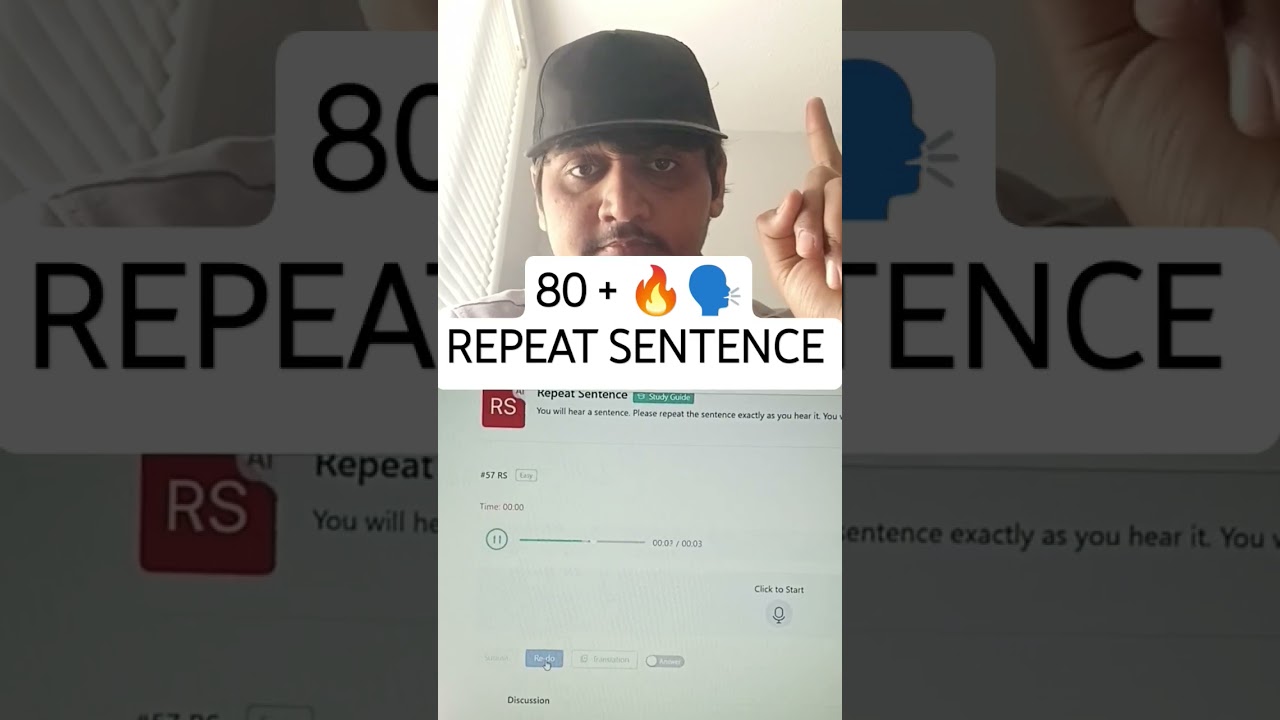 📢 ✅ PTE Repeat Sentence Practice &ndash; Must-Know Line for 90 Score! 🚀 #ptespeaking #pteacademic