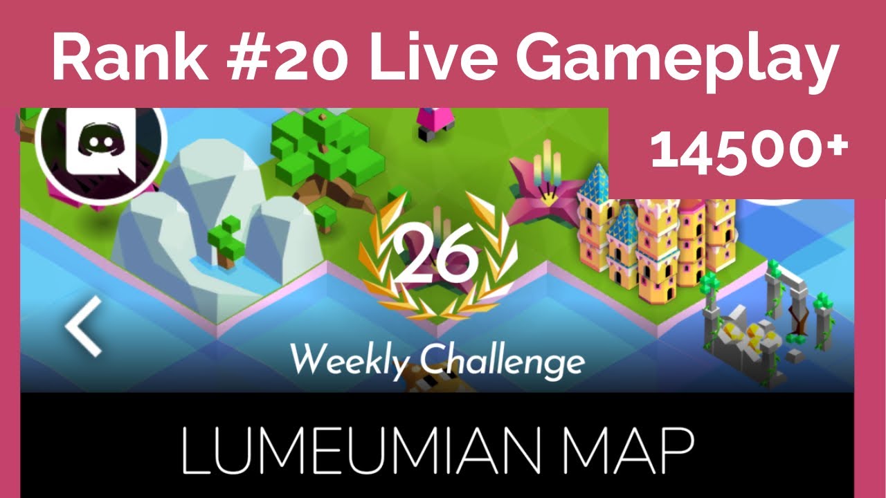 Еженедельный челлендж Polytopia №26 &mdash; карта &laquo;Lumeumian&raquo; | 20-й ранг в прямом эфире, первая попытк...