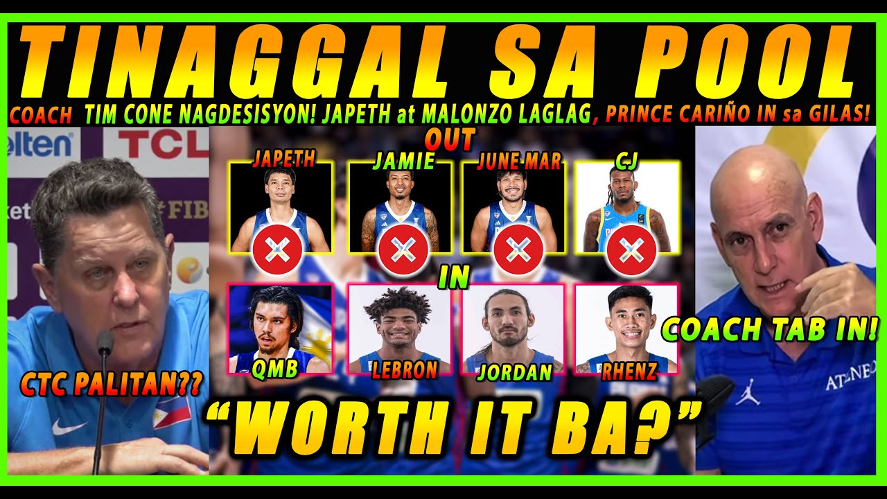 BREAKING GILAS UPDATE! MAY DALAWANG MALAKING PANGALAN ANG WALA SA FINAL 12 | MAY BAGONG BIG MAN DUO?