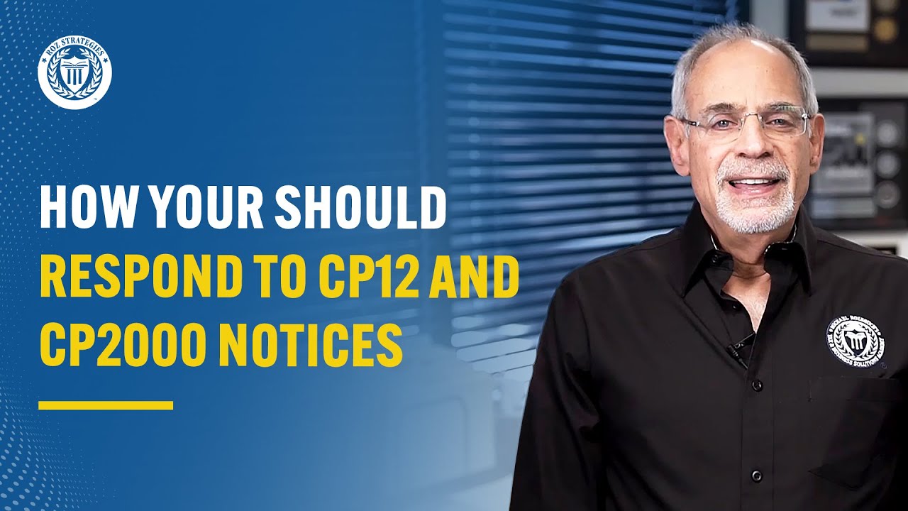 How your should respond to CP12 and CP2000 Notices