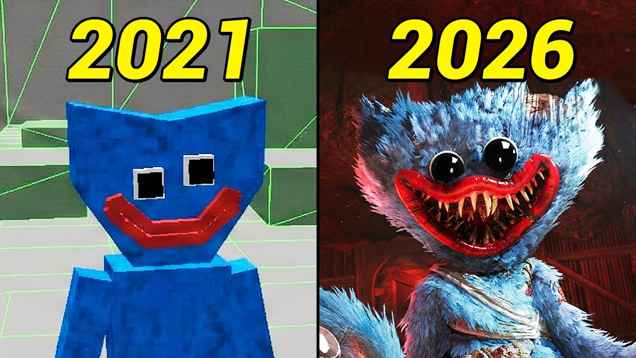 Evolution of Poppy Playtime 2021 2026