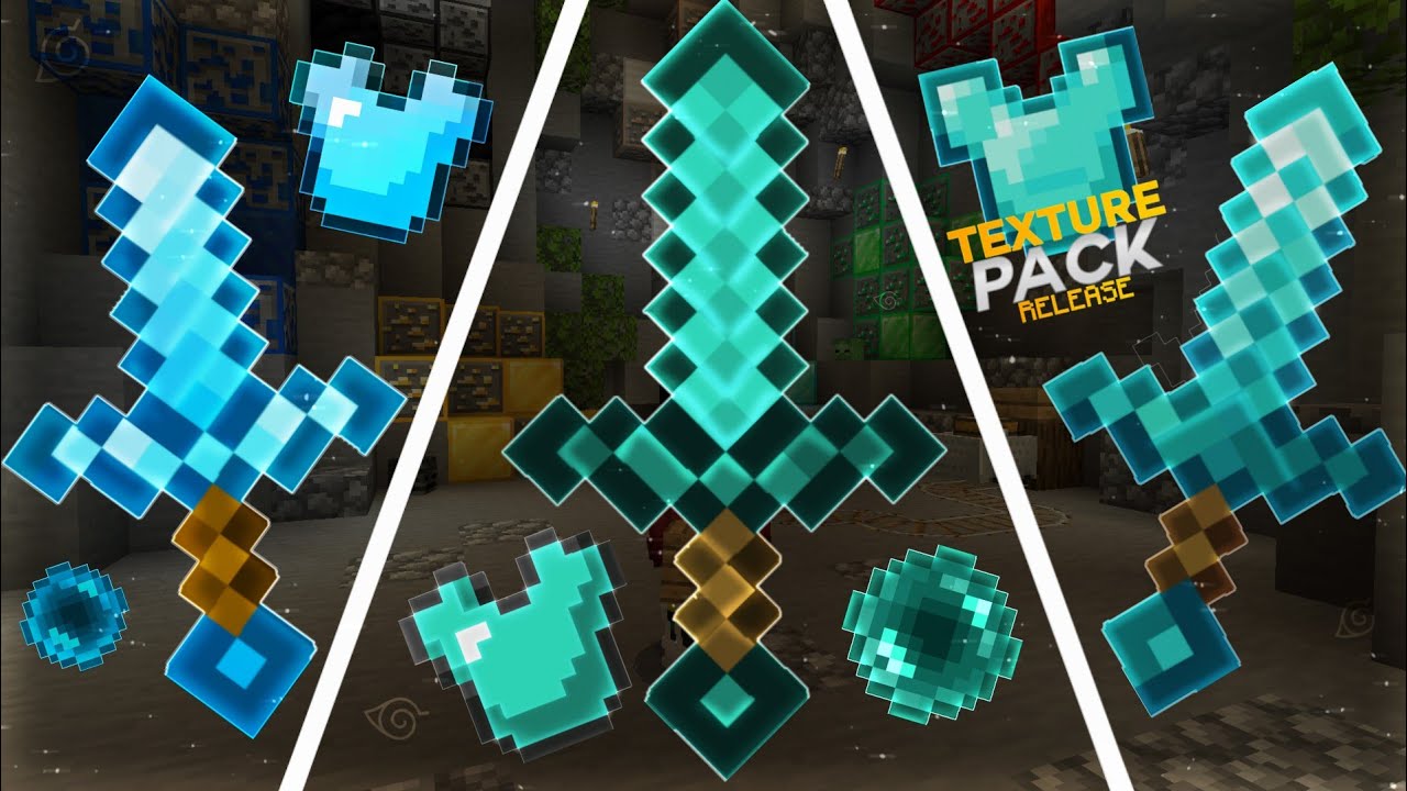 TOP 3 BEST 16x DEFAULT EDIT PvP  TEXTURE PACKS  FOR MCPE/MCBE (FPS BOOST)