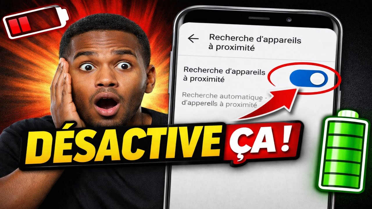 Désactive ces options maintenant : ta batterie va durer 2× plus longtemps