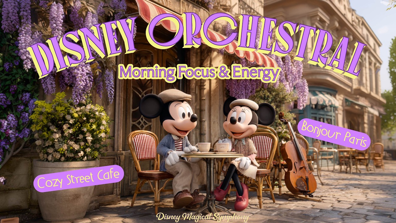 Philharmonic Orchestra Spring Disney Morning in Paris Ambience Playlist for study focus work relax