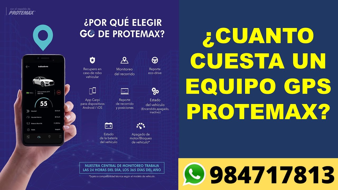PROTEMAX Cuánto cuesta un GPS para auto en Perú mejor GPS para autos PRECIO CHIPS RASTREO HOMOLOGADO