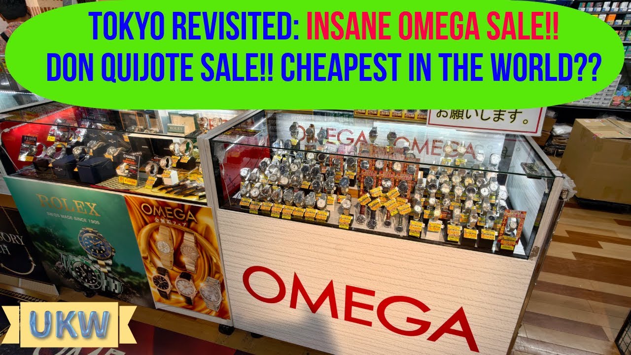 Возвращение в Токио: БЕЗУМНАЯ распродажа Omega!! Специальная распродажа Don Quijote!! Самые низки...