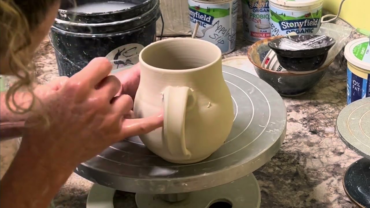 Making Pottery Mug Handles