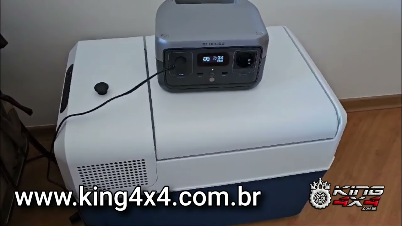 Ecoflow River 2 - Teste de Consumo -  Tocou uma Geladeira de 60 Litros