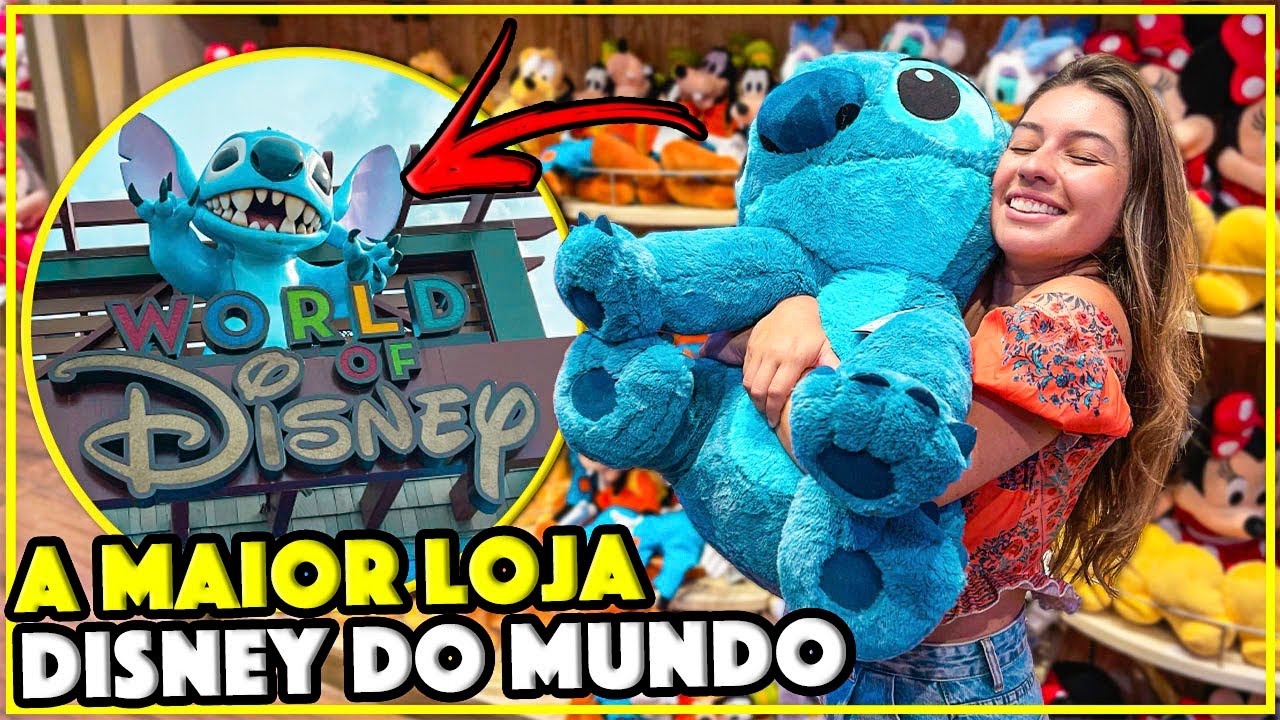 A MAIOR LOJA DISNEY DO MUNDO - WORLD OF DISNEY ATUALIZADO