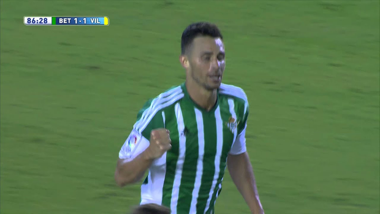 Gol de Rub&eacute;n Castro (1-1) Villarreal CF - Real Betis