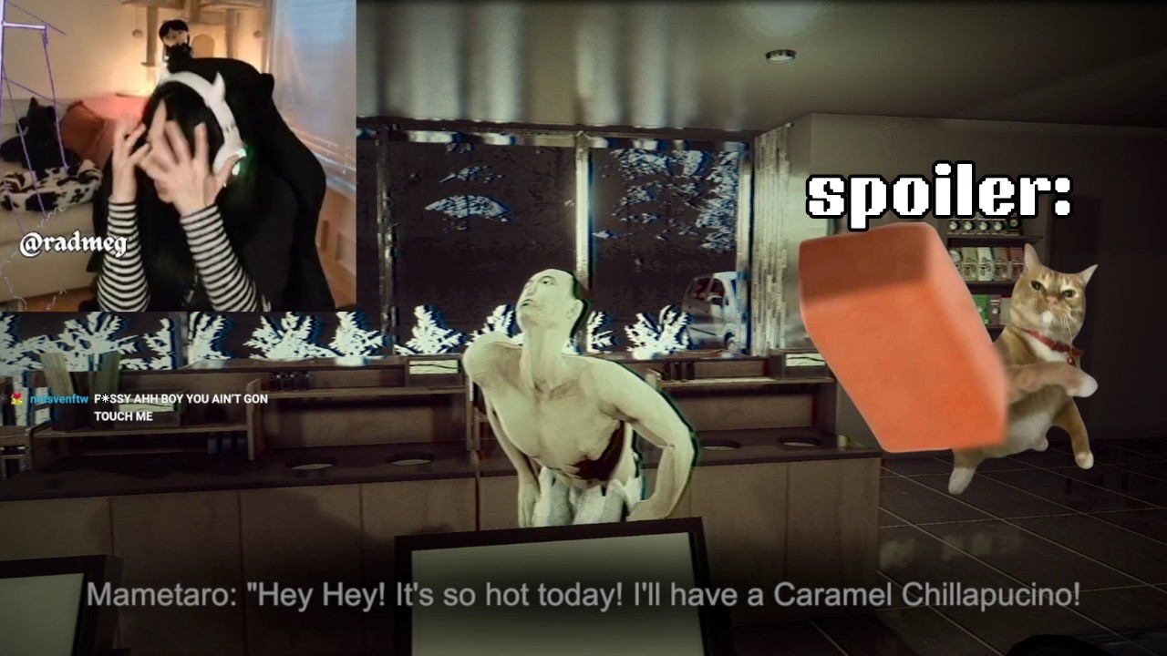radmeg plays her first horror game