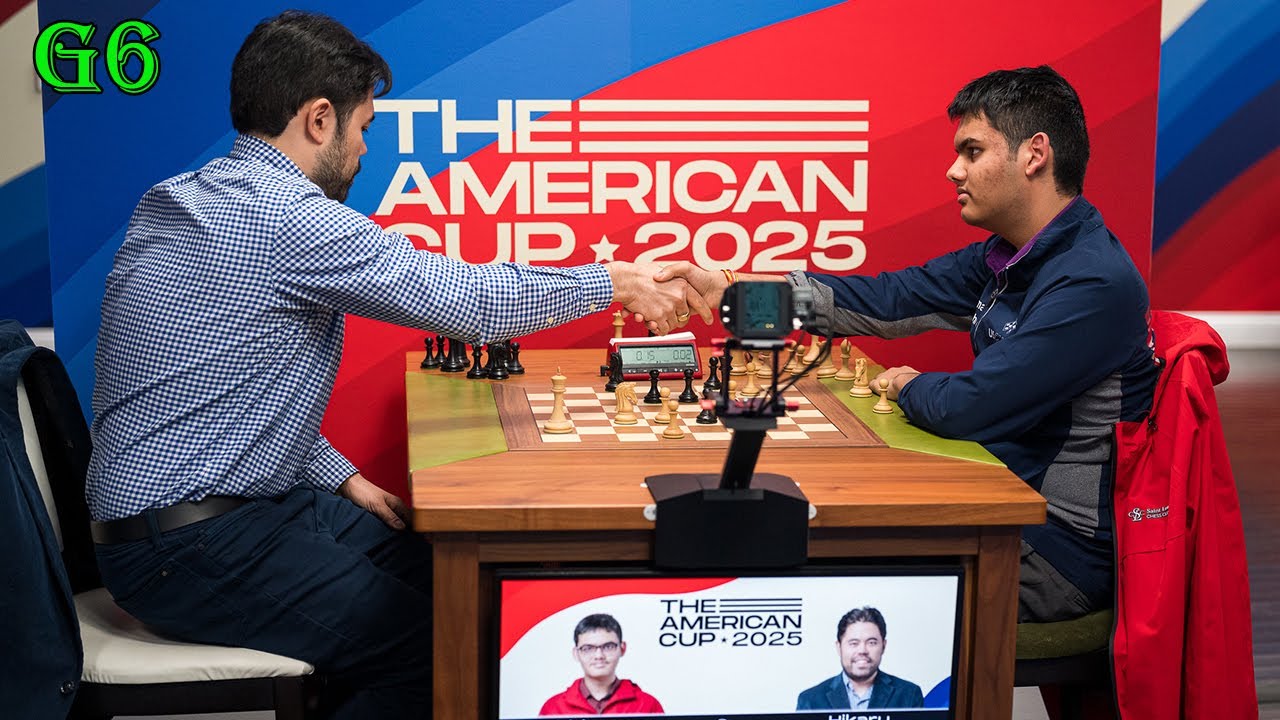 BISHOP SAC!! Hikaru Nakamura vs Abhimanyu Mishra || American Cup 2025 Blitz - G6