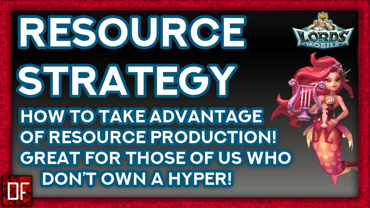 Lords Mobile: How to hyper farm resources