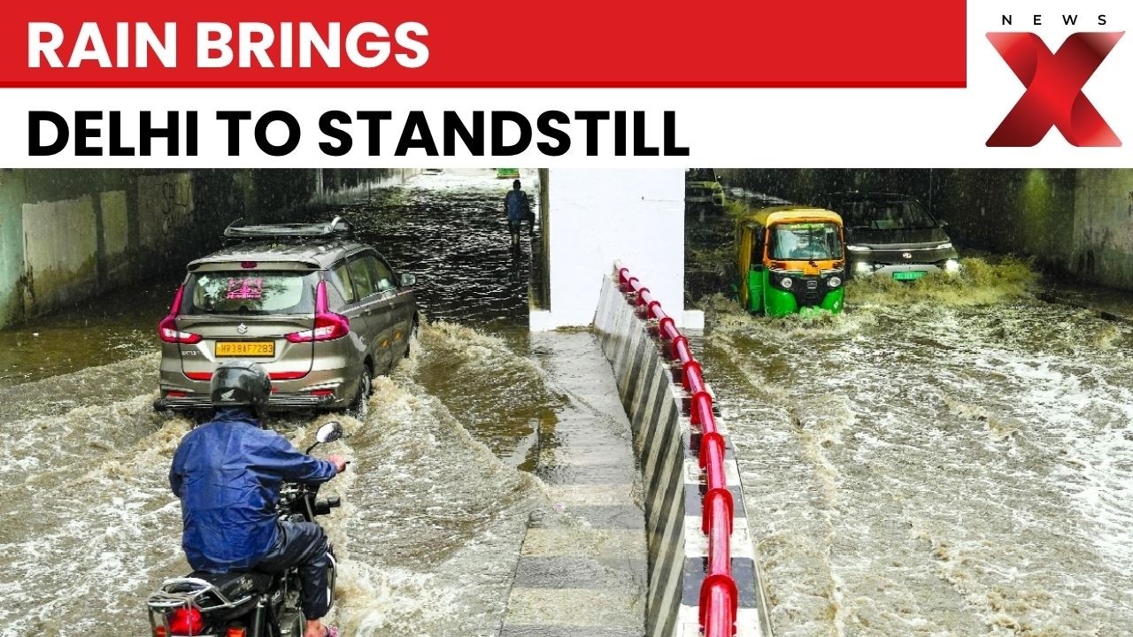 Delhi Rains: Waterlogging Cripples Traffic Across Lodhi Road, Sangam Vihar & East Delhi | NewsX