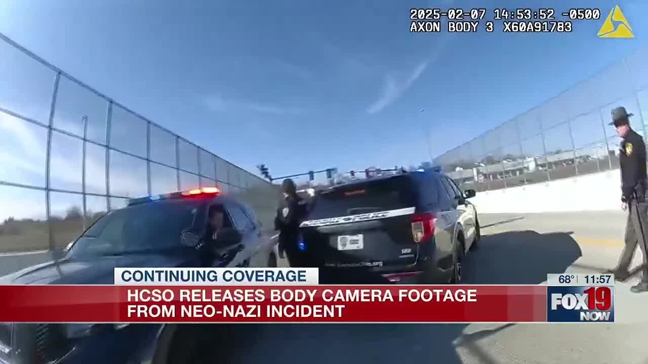 Hamilton County deputies release body cam from neo-Nazi demonstration