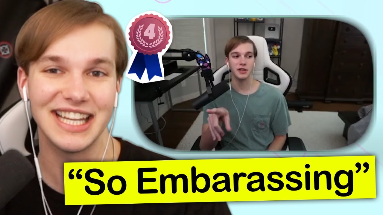 Quinn reacts to himself on a Gameshow