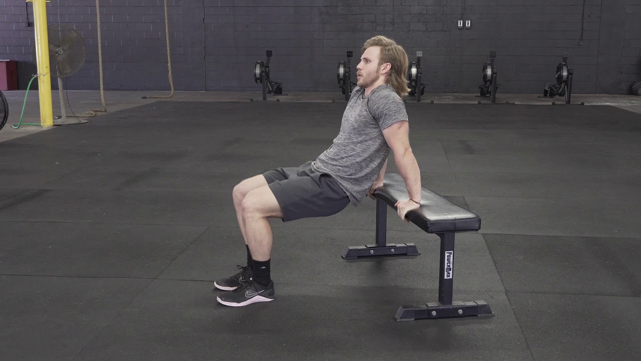 BENCH : TRICEP DIPS