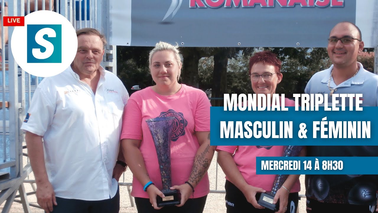 Live de Pétanque à Romans sur Isère le 14/08 à 8H30