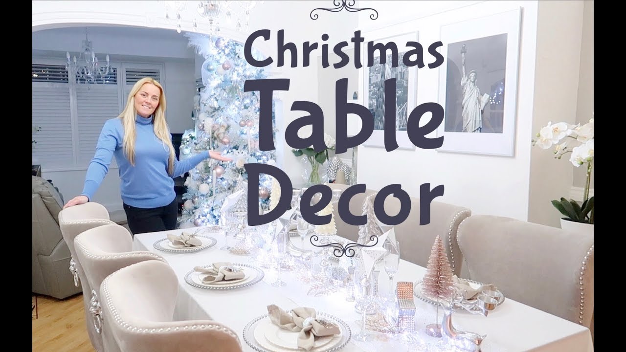 How To Decorate Your Table For Christmas Table Decor Ideas settings