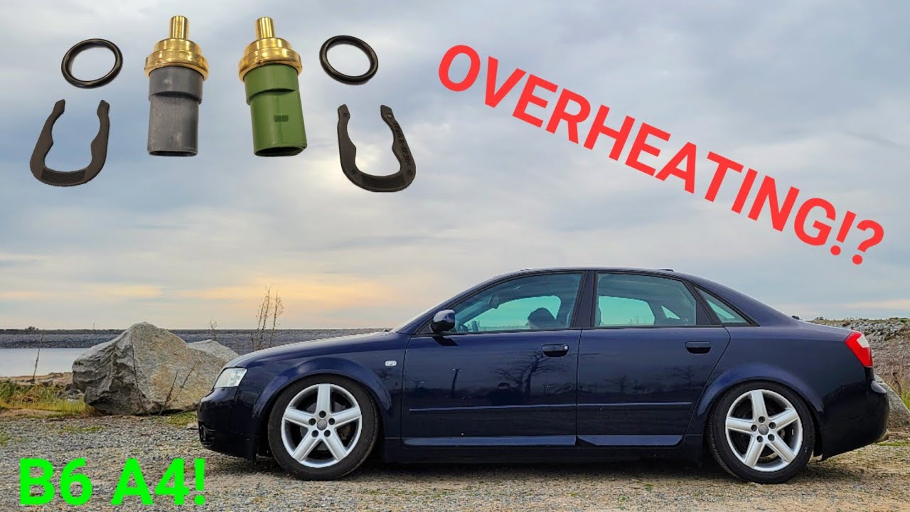 ЗАМЕНА ДАТЧИКОВ ТЕМПЕРАТУРЫ ОХЛАЖДАЮЩЕЙ ЖИДКОСТИ на моем Audi B6 A4 1.8T Quattro 2004 года с 6-ст...