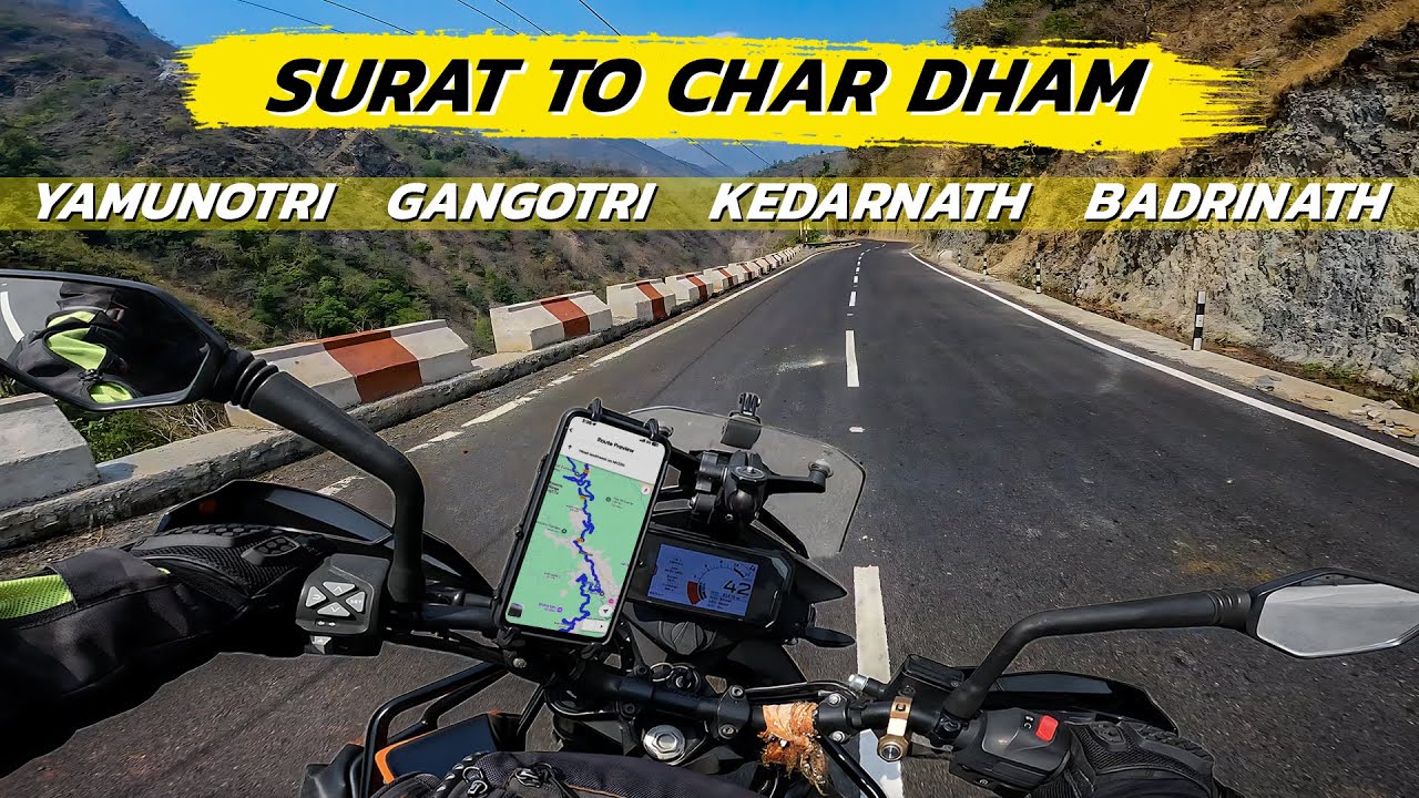 SOLO CHAR DHAM BIKE RIDE || Haridwar to Barkot || KTM390 ADV || Biker 109