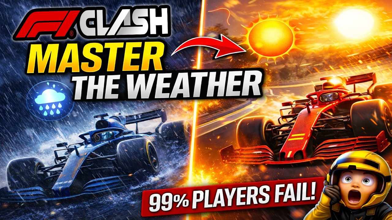 How To Handle Rain Races LIKE A PRO In F1 CLASH