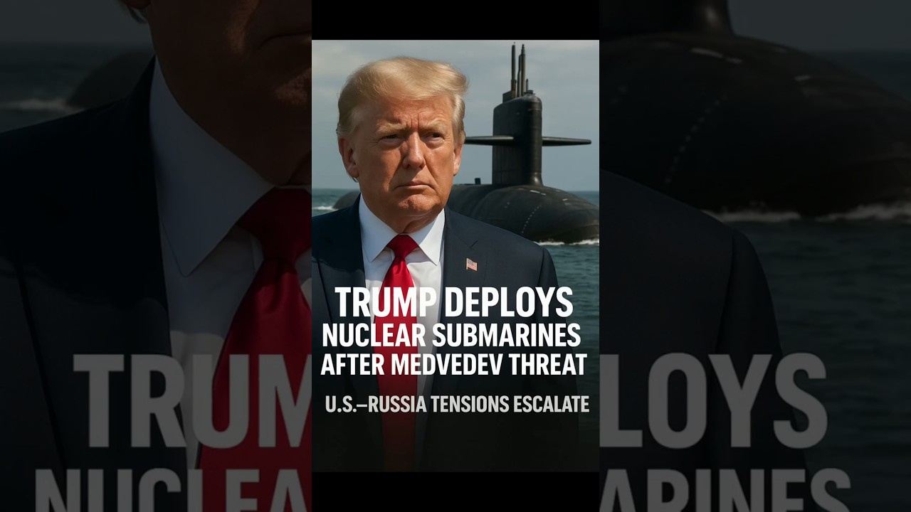 Trump Deploys Nuclear Submarines After Medvedev Threat | U.S.–Russia Tensions Escalate