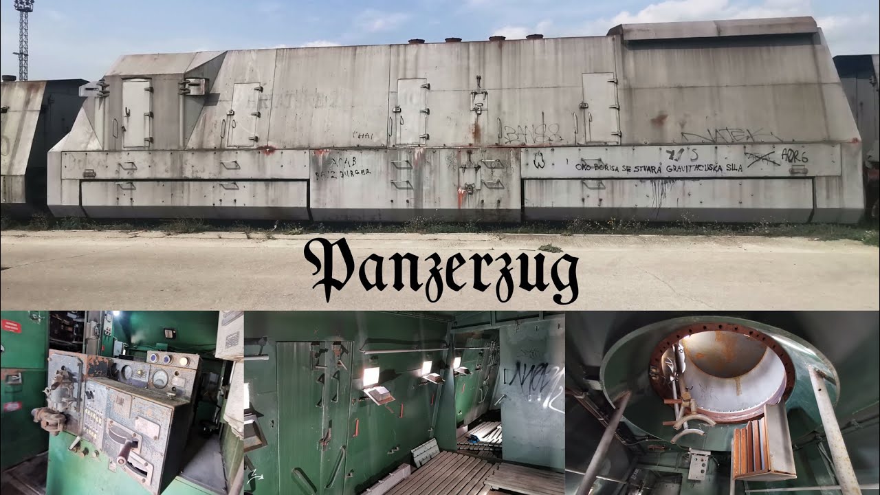 Der Panzerzug in Split Kroatien