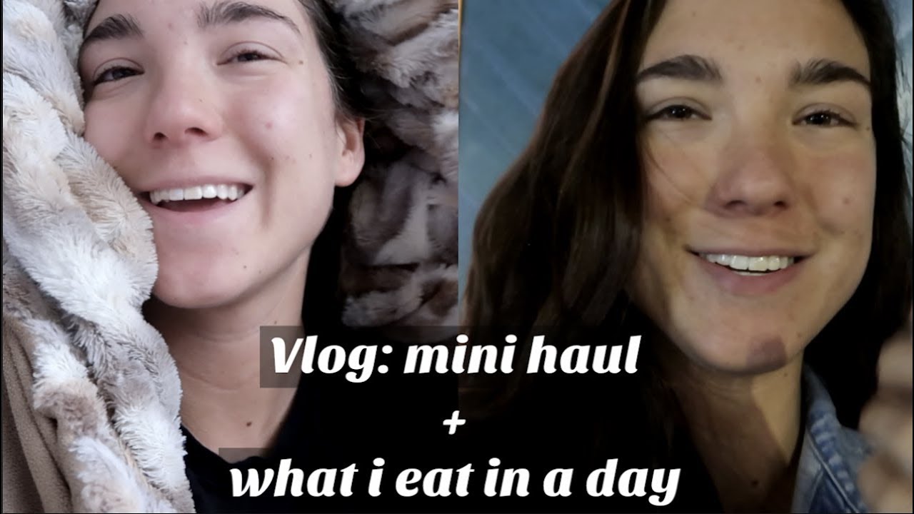 VLOG: mini haul + what i eat in a day!