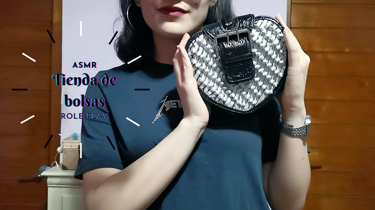 ASMR | ¡Bienvenid@ a mi tienda de bolsos! (fabric sounds, whispering, tapping)
