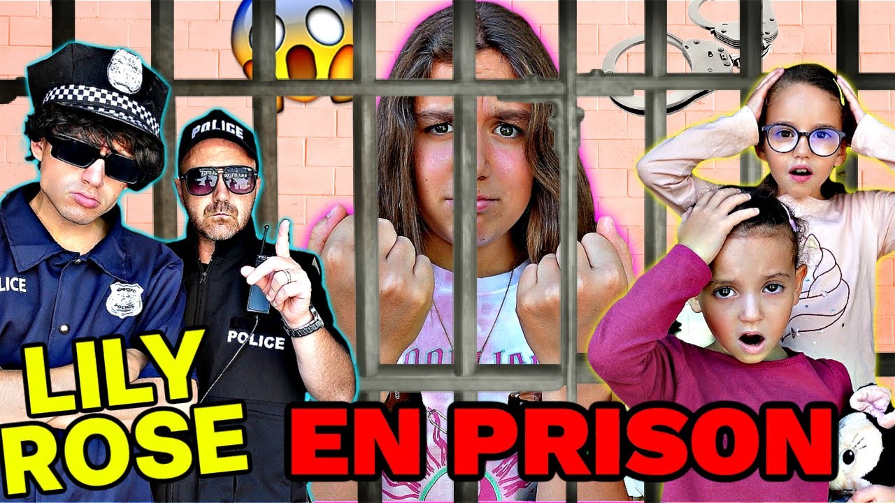 LA POLICE vient CHERCHER LILY ROSE ! ELLE PART en PRISON - MASSILYA et PAPA feat PINK LILY VIDEO