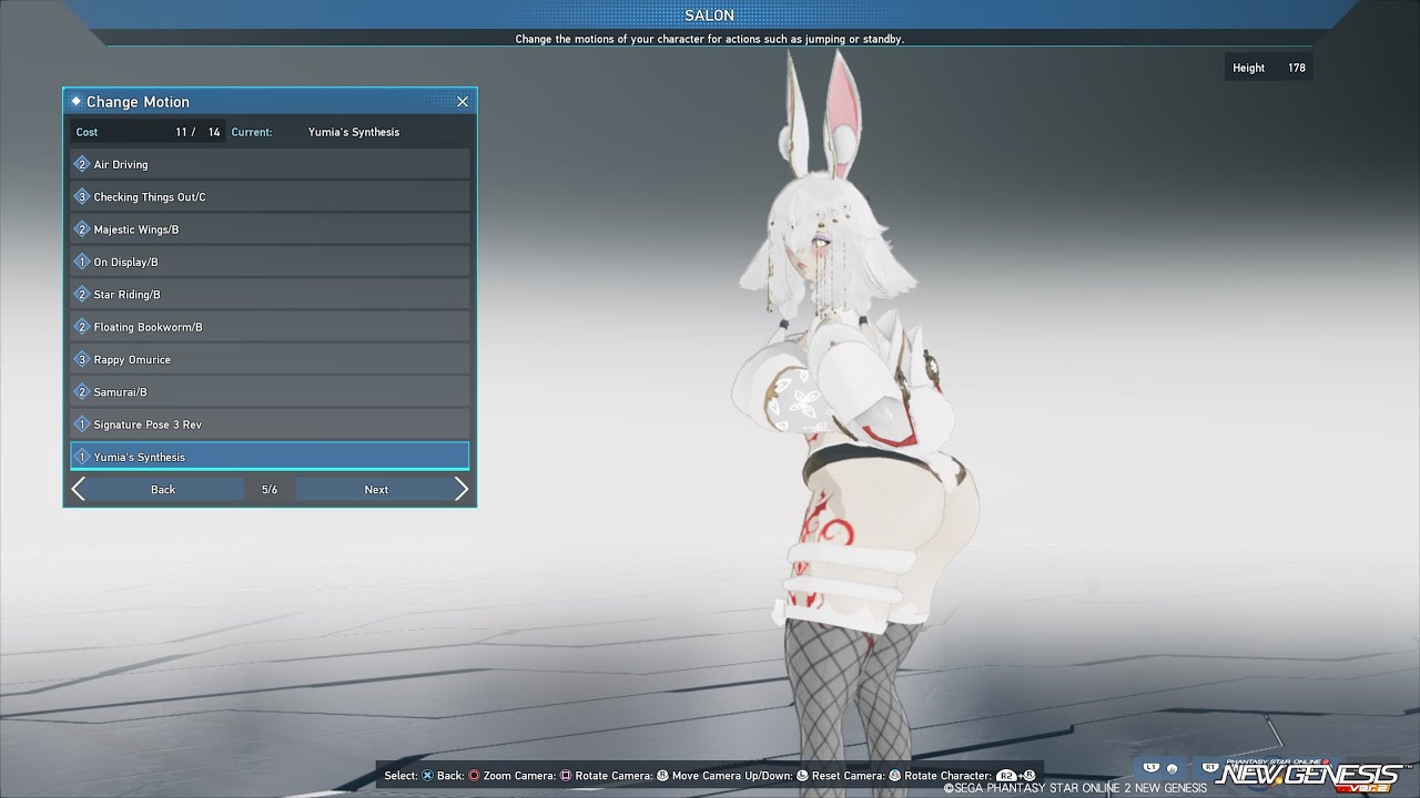 PSO2 NGS Character Creation Tutorial, Body Sliders and Cake Effect