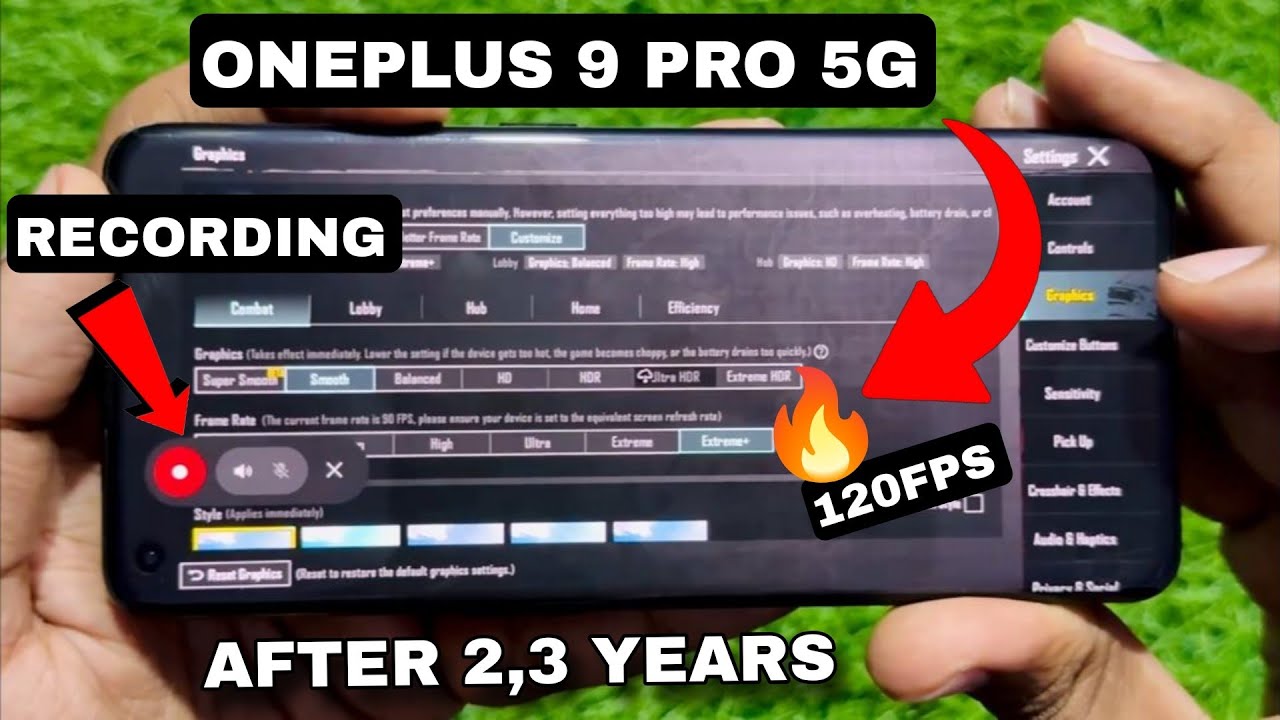 OnePlus 9 Pro BGMI Test Game | OnePlus 9 Pro Pubg Test after 3 Years
