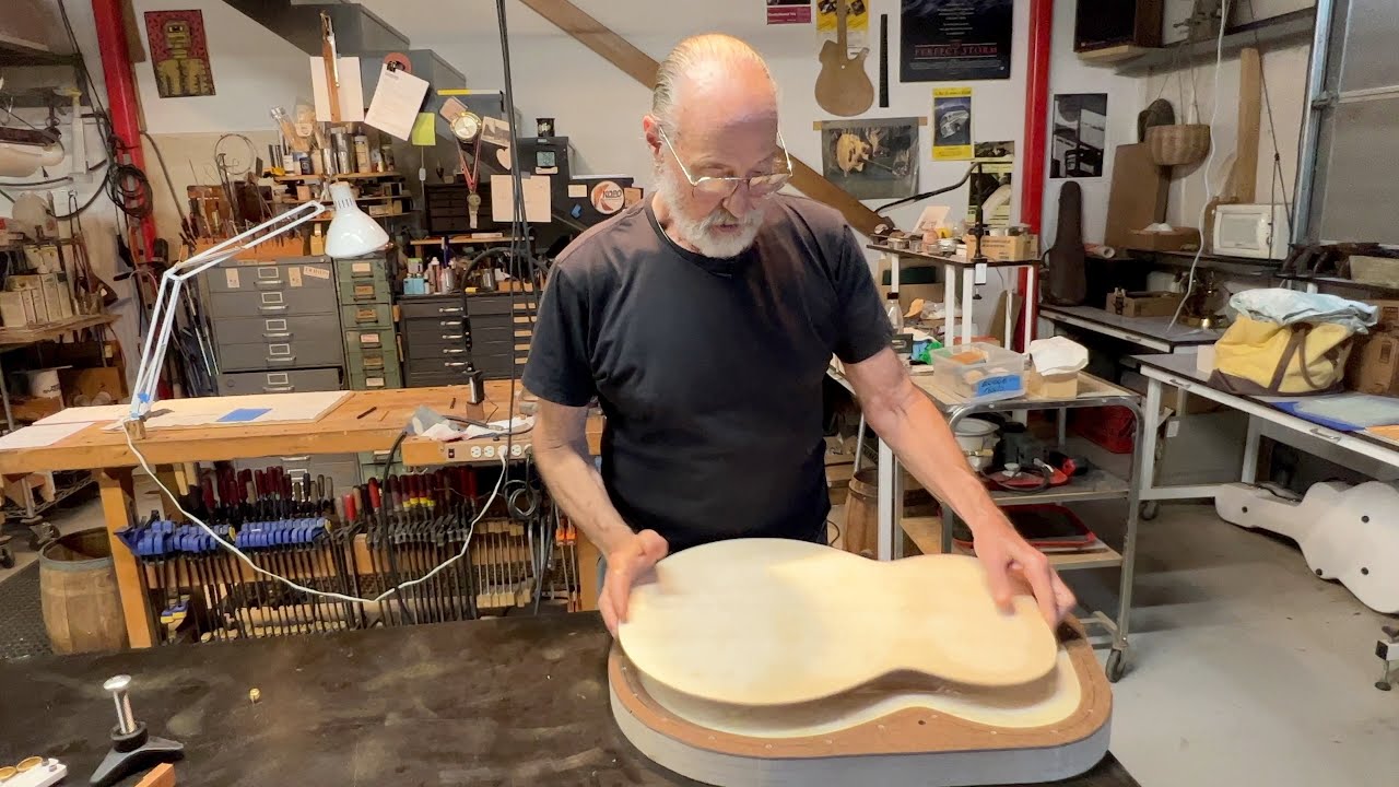 Ken Parker Archtoppery - Arched Plates - Work Holding - Finishing the Carving Nest - Chapter 3