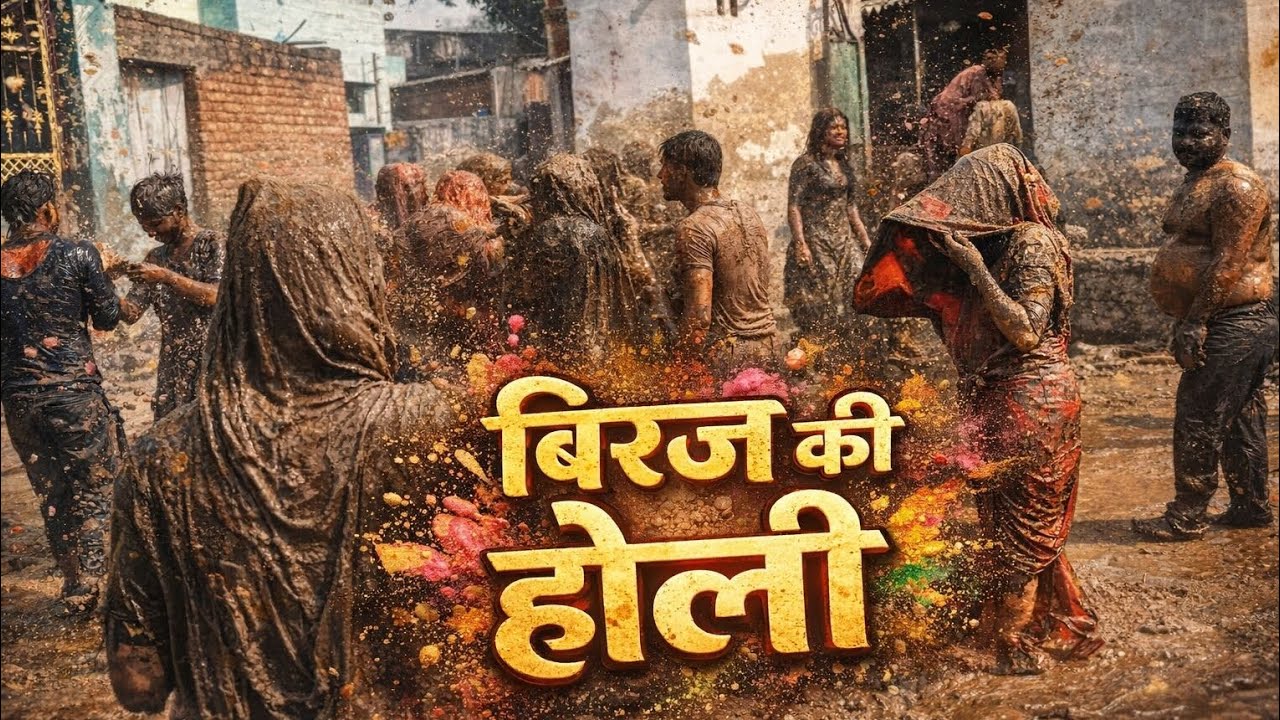 बिरज की होली | Real Village Holi Celebration | Mathura Barsana Holi