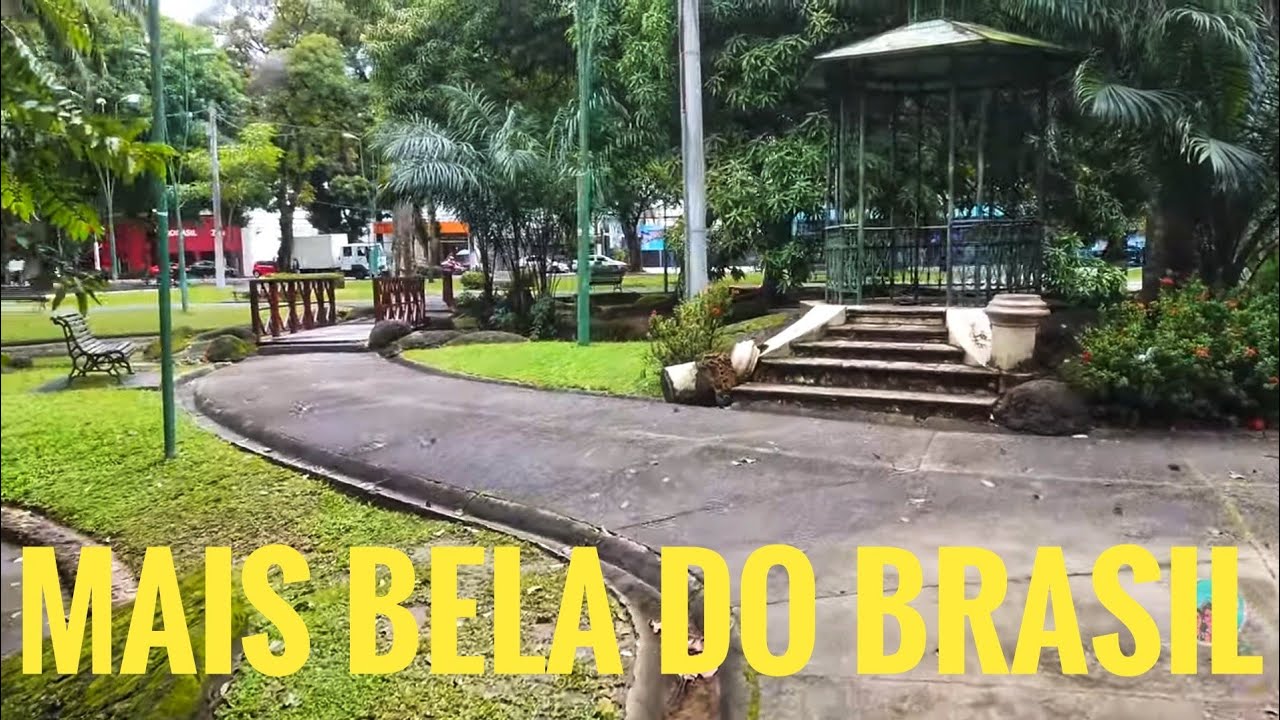 CONHEÇA A PRAÇA BATISTA CAMPOS EM BELÉM, A MAIS BONITA DO BRASIL #912 Nois Pelo Mundo