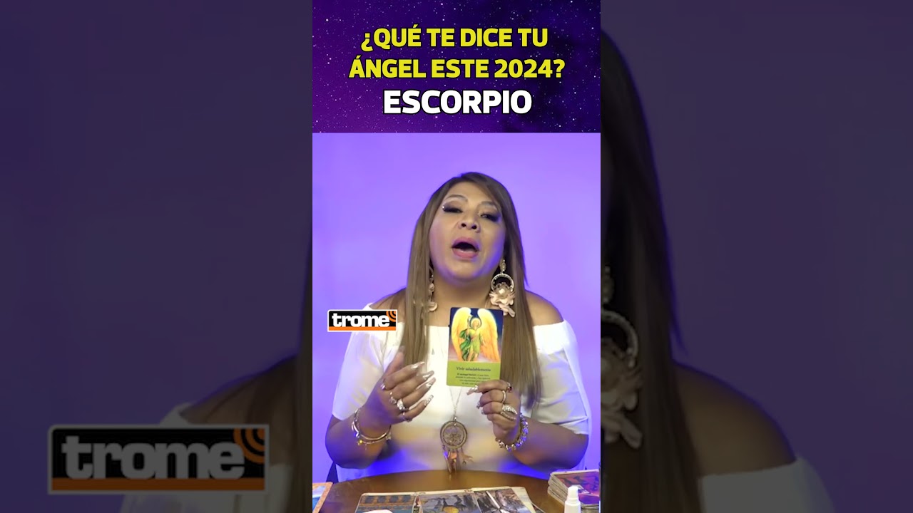 HORÓSCOPO ESCORPIO 2024 ✨🔮 PREDICCIONES 2024 Soralla De Los Ángeles #trome #predicciones2024 #shorts