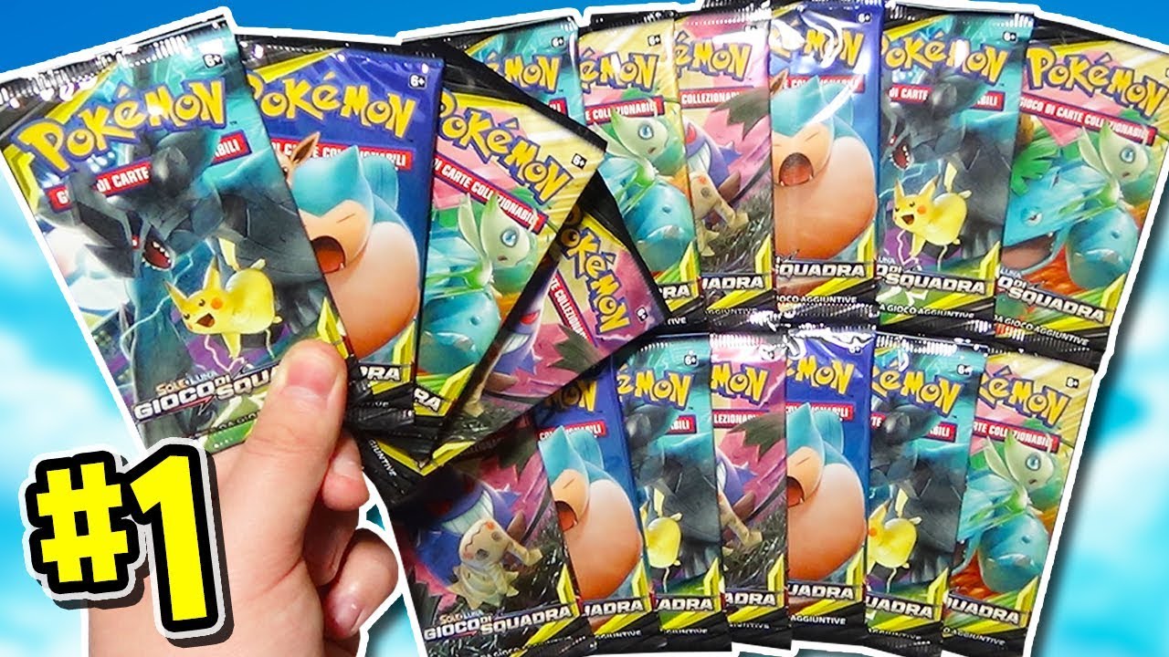 18 BUSTINE! APRO UN ALTRO BOX POKEMON GIOCO DI SQUADRA E TROVO LA HYPER FUORISERIE ALLEATI