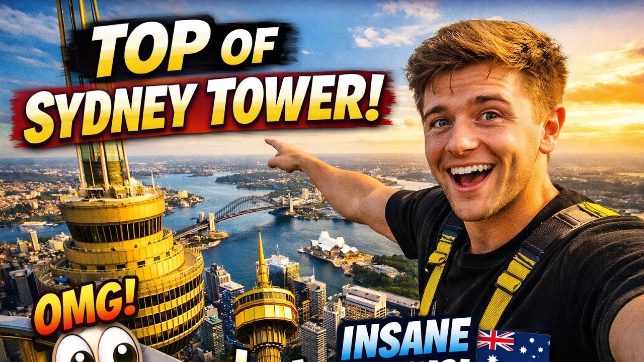 Sydney Tower Eye – The View That Shocked Me! 😳
