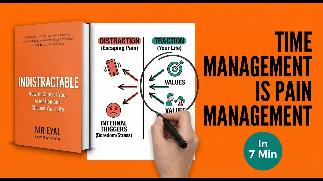 Indistractable Summary – Nir Eyal’s 4-Step System to Control Your Attention