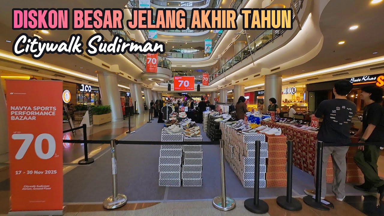 DISKON UP TO 70% SEPATU DAN BAJU OLAHRAGA BRANDED HANYA SAMPAI 30 NOVEMBER 2025 DI CIWALK SUDIRMAN