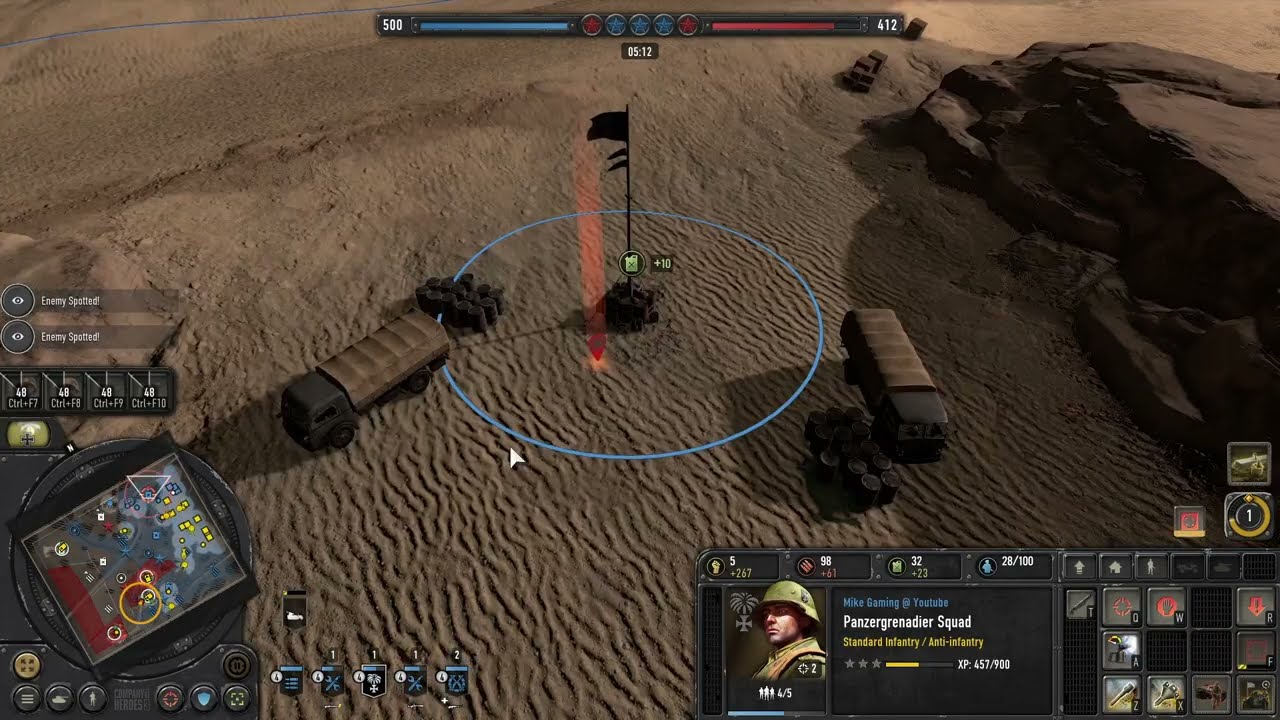 COH 3, Quick Match 4 vs 4 players -He don't believe!